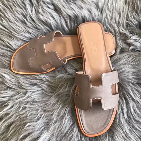 hermes taupe shoes